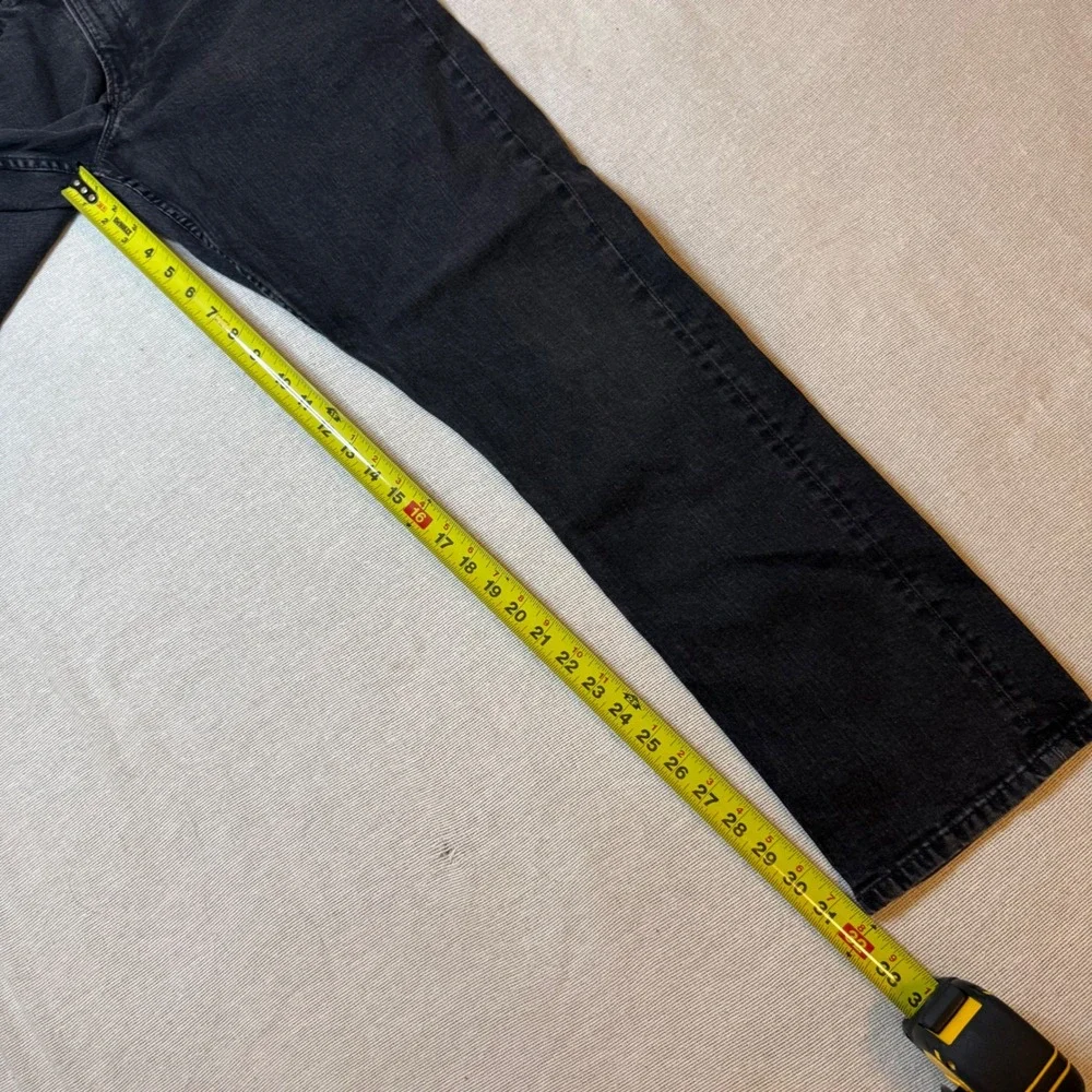 Polo Ralph Lauren Jeans Mens 36x32 Black Prospect Straight Leg Denim